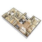 3 Bed 2 Bath 1380 Sq Ft