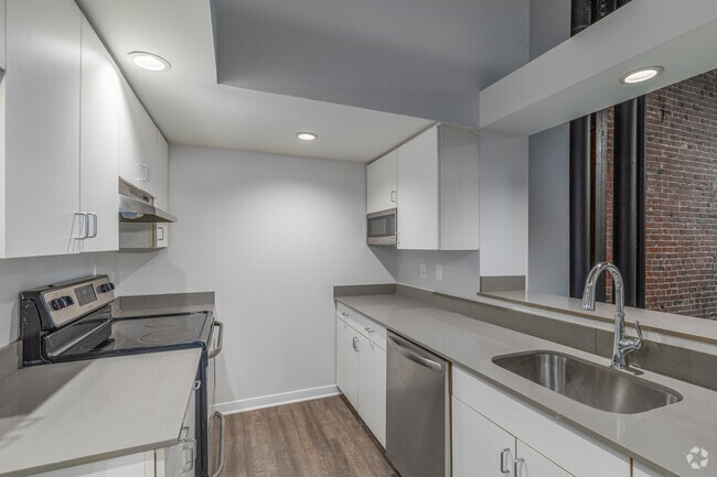 1 BR, 1 BA - 807SF - Kitchen - The Tannery