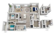 C1-C floor plan Aquatera