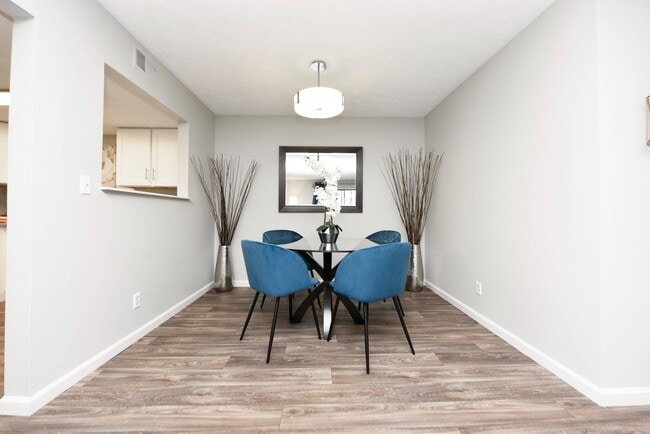Dining Room + Hardwood Style Flooring - Avery