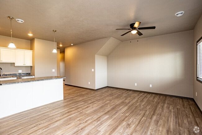 3BR, 2.5BA - 1,709SF - Living Room - Central Park Village