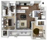 Oxford - 2 bed x 2 bath