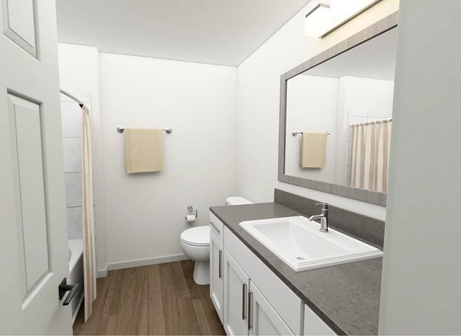 Garrett Uptown Bathroom Rendering - Garrett Uptown