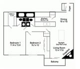 2BR/2BA