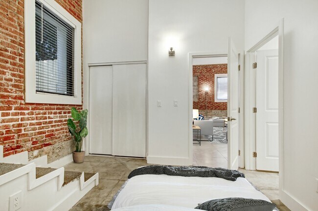 Dormitorio de los apartamentos Ancelle