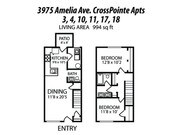 2 BR 1.5 Bath townhouse