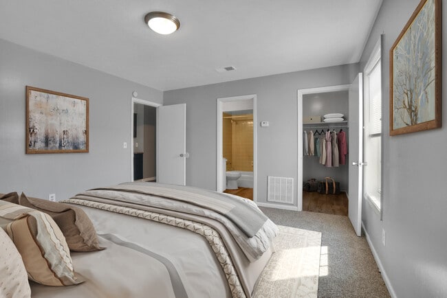 Spacious bedroom
