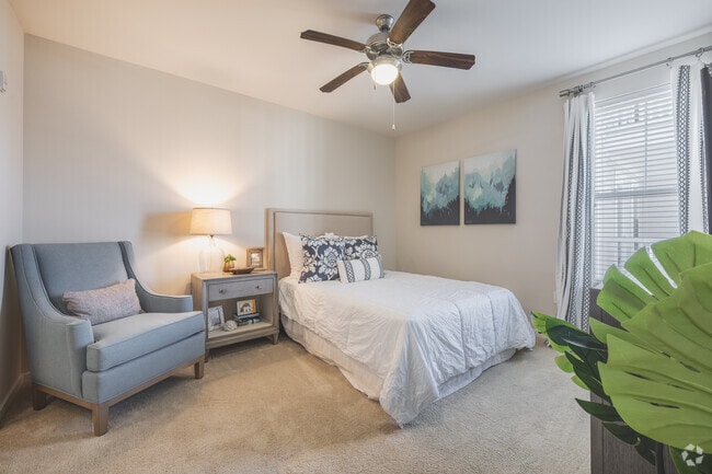 2BR, 2BA - 1,189SF - Primary Bedroom - Bridgeside at Patriots Point