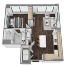 Floor Plan D - 3D