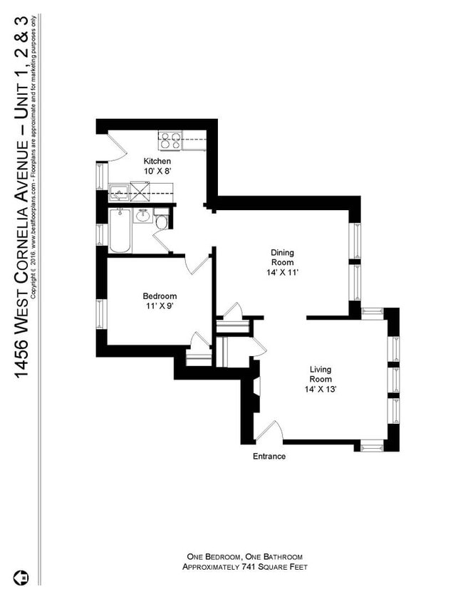 Photo - 1456 W Cornelia Ave Unidad 2