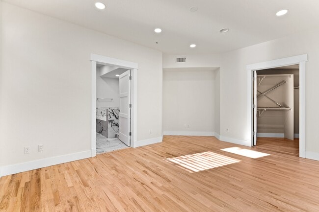 large primary bedroom with office nook and huge 5 piece bath - 1080 E 13th Ave Unit 301