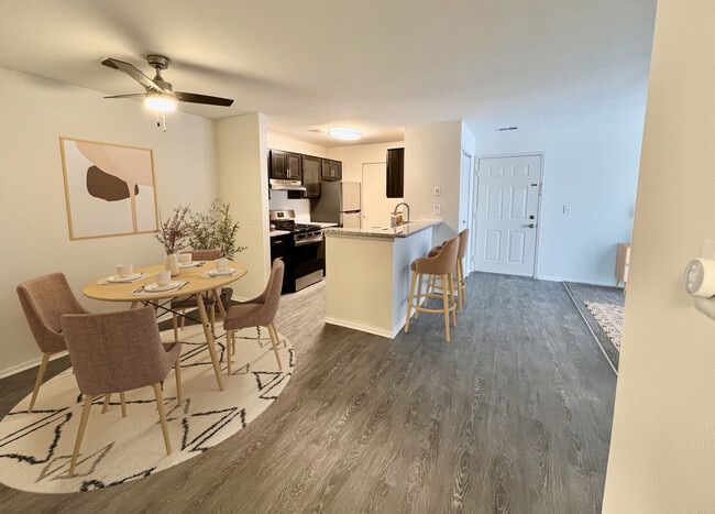 Living Space with Vinyl Plank