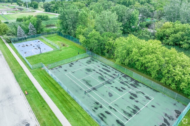 Outdoor Tennis & Basketball Courts