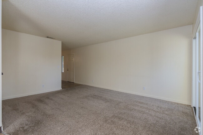 2BR, 1BA - 860SF - Living Room - Shelter Cove Apartments