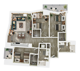 3BR/2BA - Double - C1