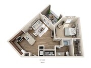 1 Bedroom | 1 Bath | 756 SF