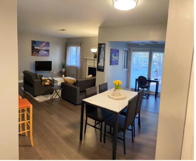 Open living space - 6005 Wingate Way Unit Fully Furnished 1BD 1BR