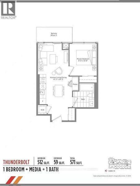 Photo - 10 De Boers Dr Unité 1103