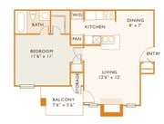 1BR/1BA