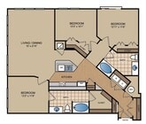 3 Bedroom, 2 Bathroom