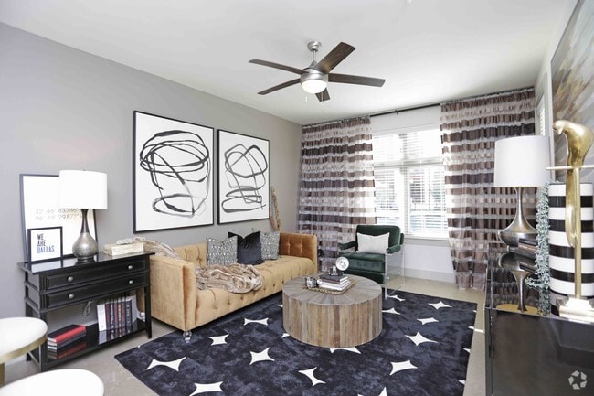 1HAB, 1BA - A1 - 689 ft² - SALA DE ESTAR - The Mark at Midtown Park