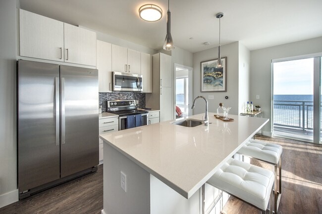 Kitchen with Ocean View