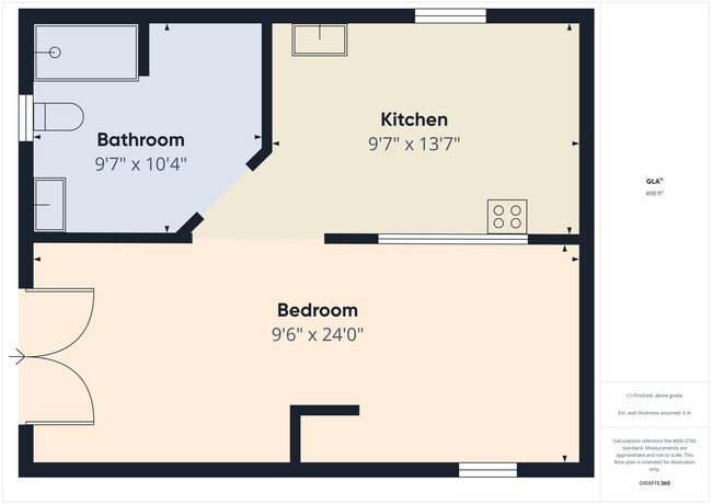 Photo - Charming Studio with Large Bathroom, Cute Kitchen & Private Fenced Yard