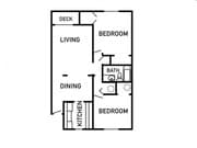 2BR/1BA