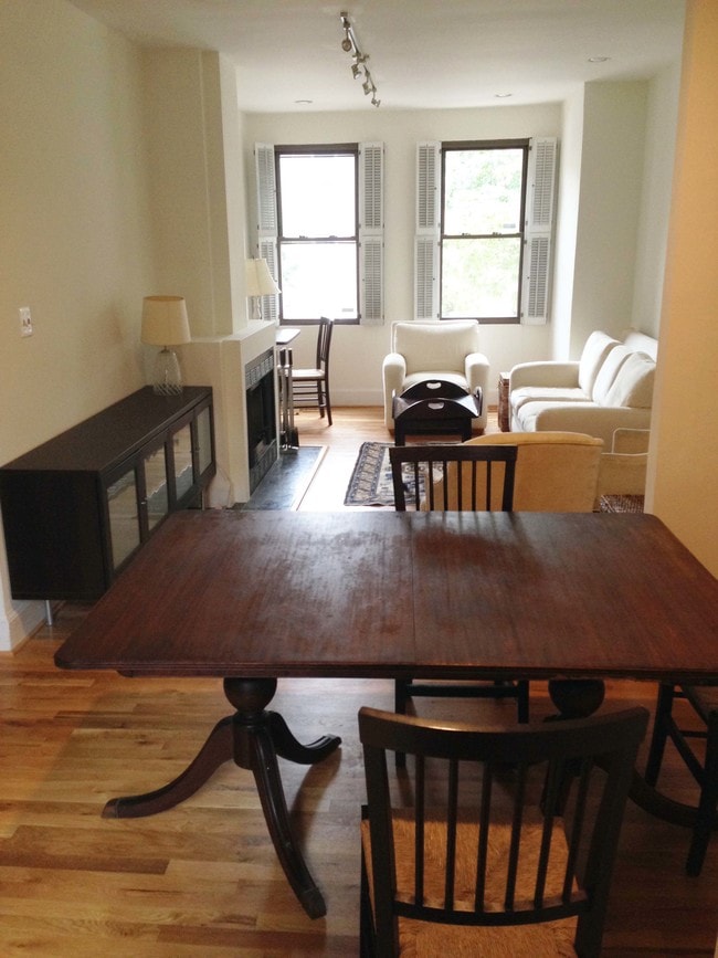 Living Dining with furniture - 1318 35th St NW Unit 2