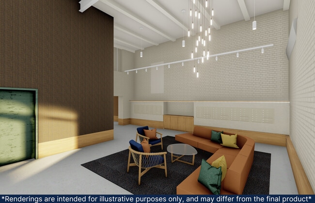 Representación del vestíbulo - Woolen Mills