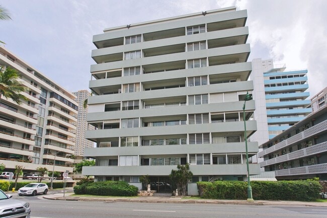 Building Photo - Welcome to The Bel-Aire, an exclusive and rarely available gem nestled in the heart of Waikiki!