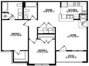 2 Bed 2 Bath Cherokee Handicap