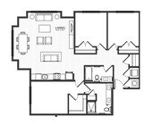 Charcoal floor plan The Jameson at Kincora