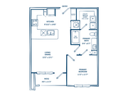 One Bedroom Floor Plan