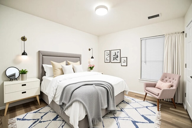 Primary Bedroom (AI Staged) - 127 S 8th St Unit 125-127 S 8th St 1st Fl