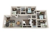 4 Bedroom 2 Bathroom