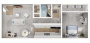 1x1 Cottonwood Floorplan