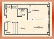 1BR/1BA