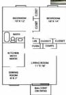 2BR/1BA