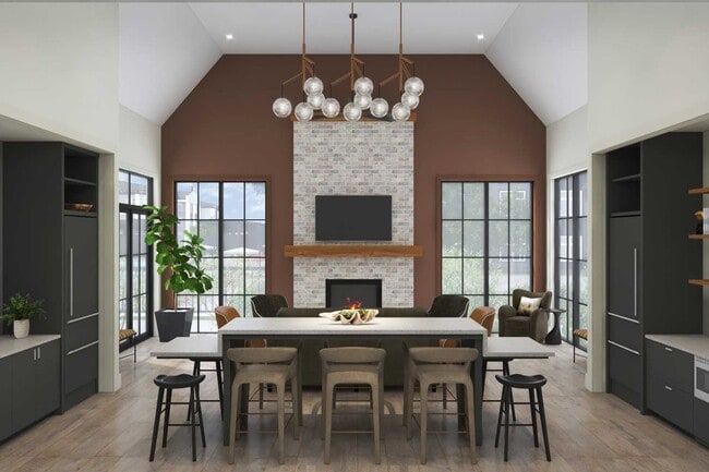 The Club brings warmth, style, and easy connection together in one inviting space—perfect for conversation and comfort.