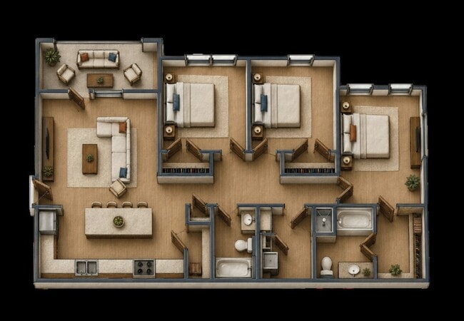 3 Bedroom 2 Bath