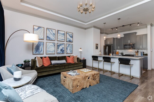 1BR,1BA - 806 A4- LIVING/KITCHEN AREA