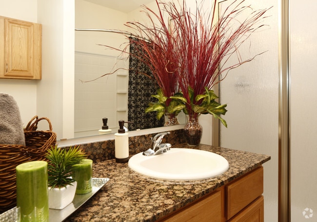 2BR, 2BA - 1116 SF The Ledge Stone- Master Bathroom