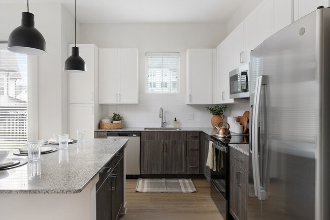 Experience modern living in this elegantly designed kitchen, perfect for culinary enthusiasts.