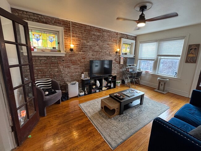 Living Room from Stairwell Entrance - 4945 Mardel Ave Unit 4945A Mardel - 2nd Floor