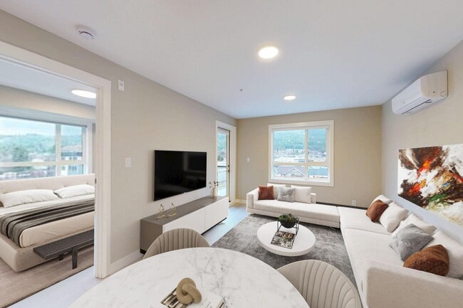 Unit #425 Living Room & Balcony Door - The Cascara