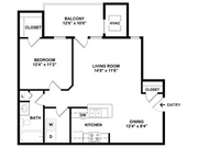 1 Bed 1 Bath | 931 sqft