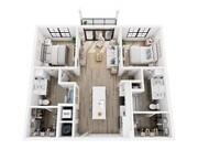 B1 floor plan LANA at Lake Norman