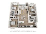 Three Bedroom Floor Plan