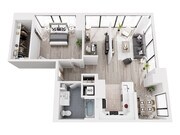 A8 - 1108 floor plan Lake and Wells